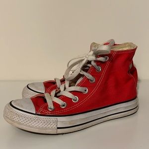 High top Red converse